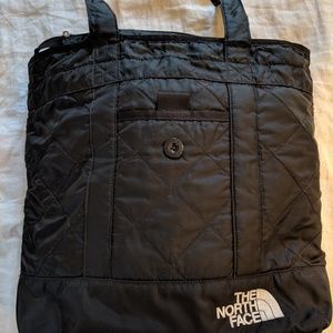 The North Face guilted tote bag